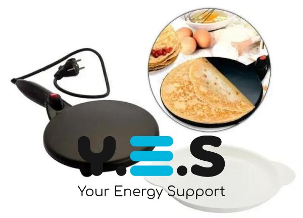 Електроблинниця Crepe Maker — сковорода для млинців з антипригарним покриттям