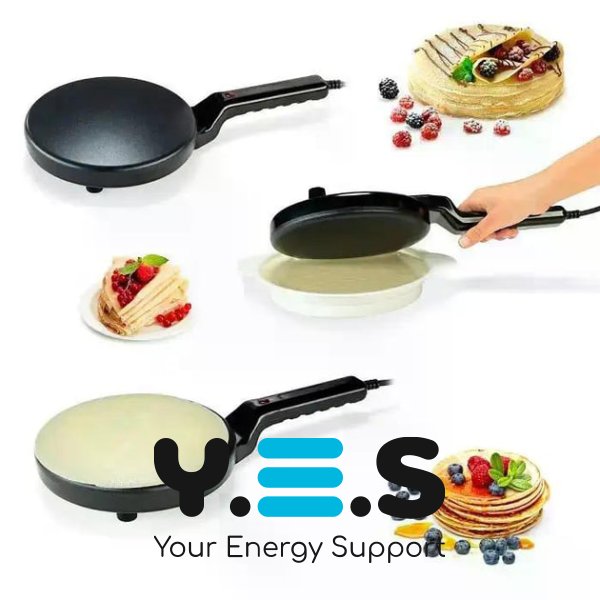 Електроблинниця Crepe Maker — сковорода для млинців з антипригарним покриттям