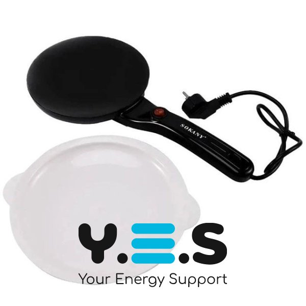 Електроблинниця Crepe Maker — сковорода для млинців з антипригарним покриттям