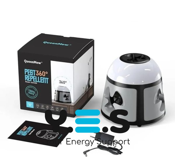 Ультразвуковий відлякувач шкідників 360° — проти тарганів, гризунів та інших шкідників