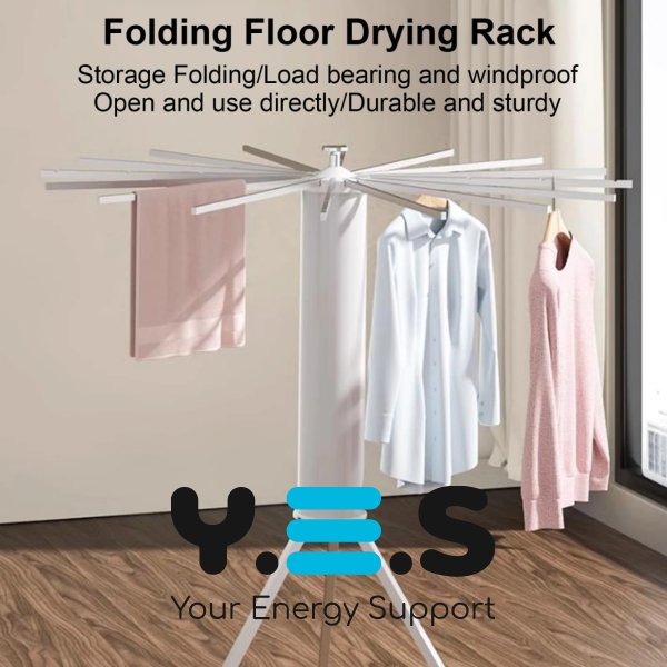 Складана сушарка для білизни Octopus 112×120 см — компактна сушильна стійка