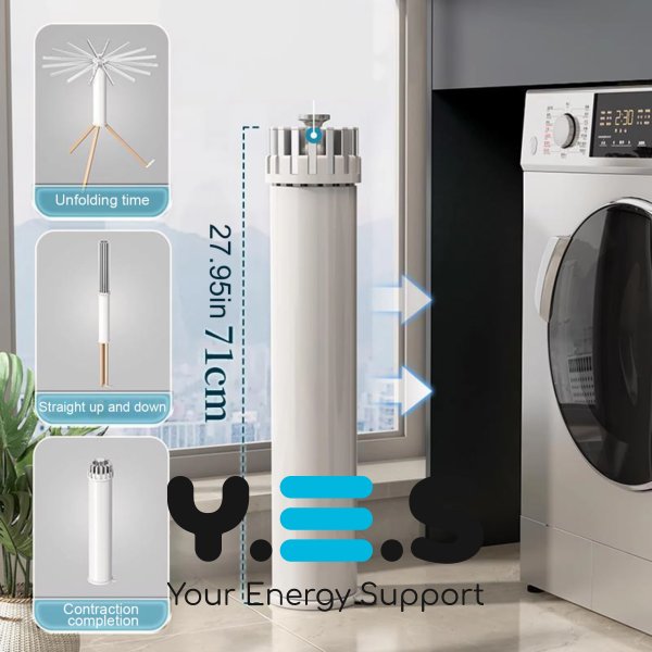 Складана сушарка для білизни Octopus 112×120 см — компактна сушильна стійка