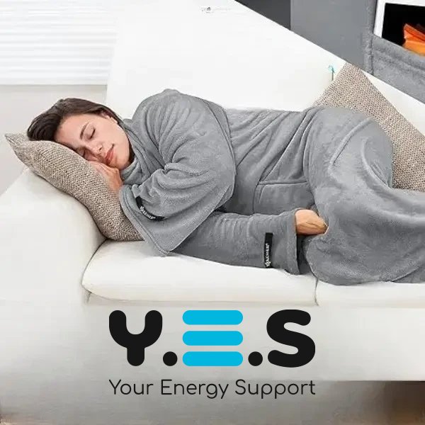 Плед-халат oversize довгий з кишенями з м’якого поліестеру, худі-плед (плед-кофта)