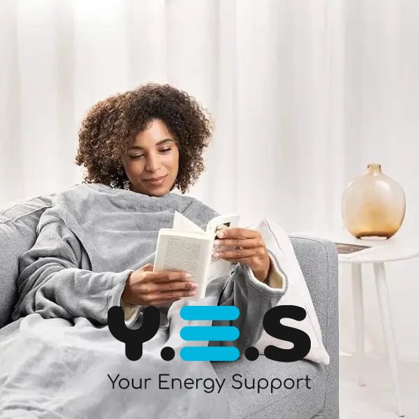 Плед-халат oversize довгий з кишенями з м’якого поліестеру, худі-плед (плед-кофта)