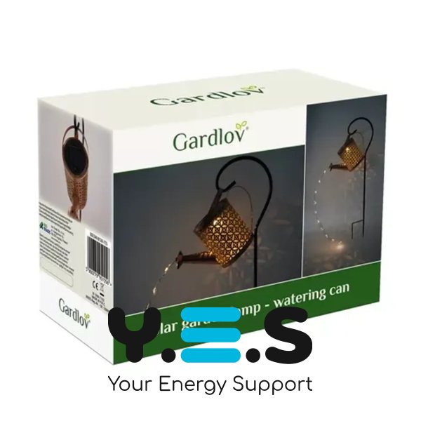 Садовий світильник-лійка на сонячній батареї з багатокольоровим підсвічуванням