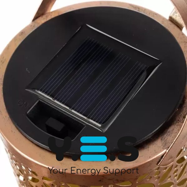 Садовий світильник-лійка на сонячній батареї з багатокольоровим підсвічуванням