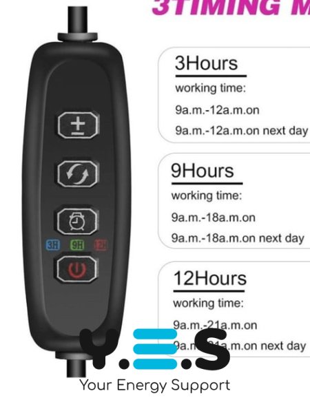 Фітолампа для рослин 3 лампи — гнучкий LED-фітосвітильник на прищіпці для розсади й кімнатних рослин
