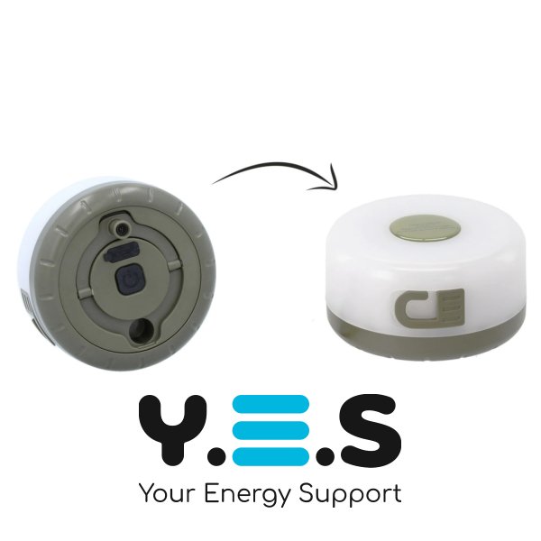 Кемпінговий підвісний ліхтар з гірляндою 20 м, USB, акумуляторний