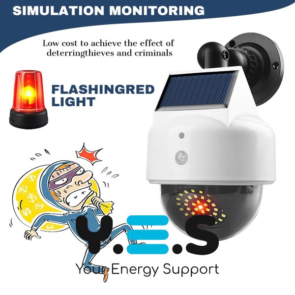 Вуличний настінний ліхтар-муляж камери JX-5118 з датчиком руху, 40 LED