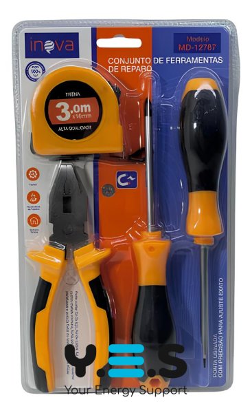 Міні-набір інструментів для ремонту та побутових робіт Tool Kit Set 13776-3