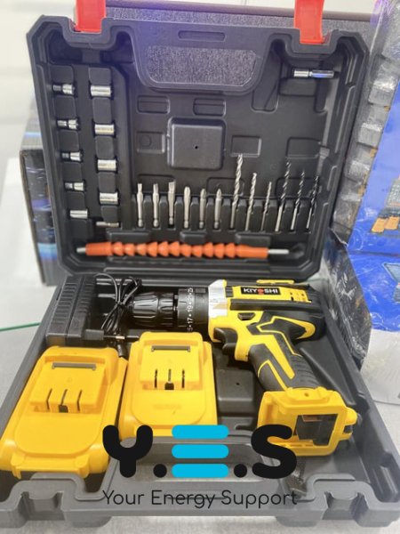 Шуруповерт Electric Drill 24W з набором слюсарного інструменту та насадками, універсальний