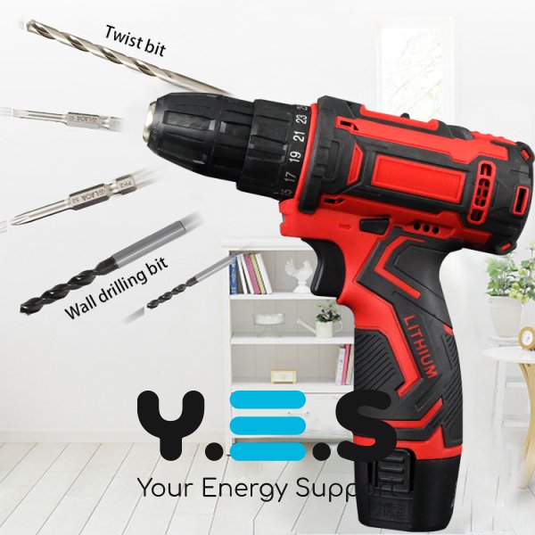 Акумуляторний шуруповерт KRAFFTEC 24V з насадками, багатофункціональний інструмент (24V)