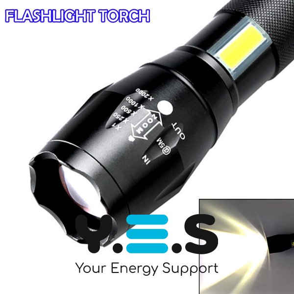 Тактичний водонепроникний ліхтар BAILONG BL-29-T6, USB Micro заряджання