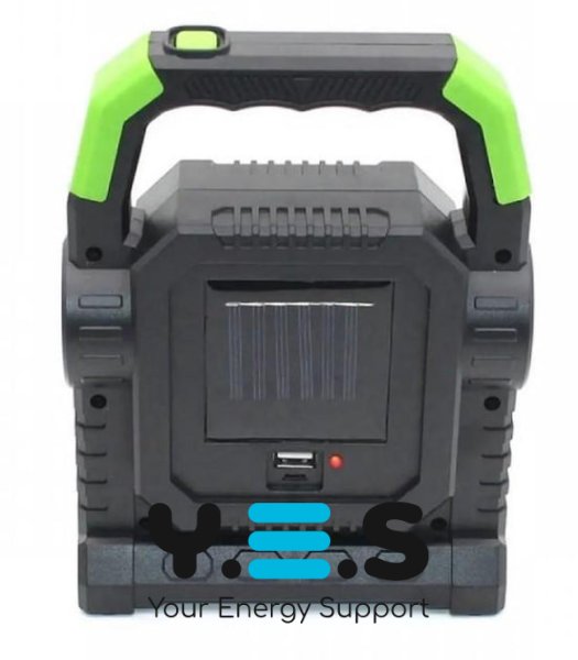 Багатофункціональний LED-ліхтар 3-в-1 HC-7078B на сонячній батареї