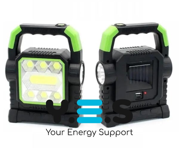 Багатофункціональний LED-ліхтар 3-в-1 HC-7078B на сонячній батареї