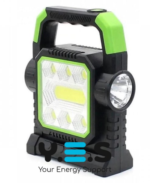 Багатофункціональний LED-ліхтар 3-в-1 HC-7078B на сонячній батареї