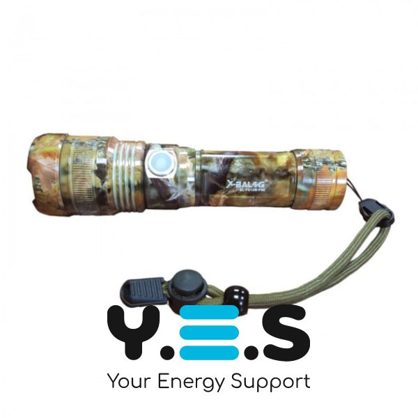 Тактичний ручний акумуляторний ліхтар Bailong BL-P512M, P90/P50