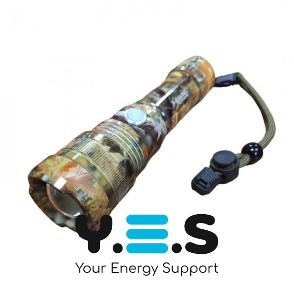 Тактичний ручний акумуляторний ліхтар Bailong BL-P512M, P90/P50