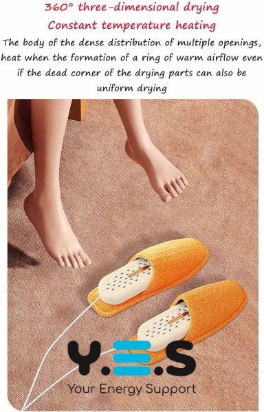 Сушарка для взуття 3-в-1 XL-1146: грілка для ніг і масажер, універсальний догляд