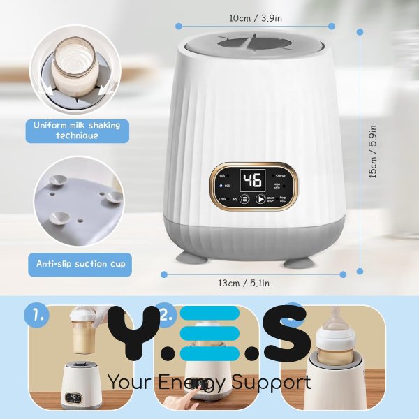 Портативний електропідігрівач-шейкер для дитячих пляшечок Electric Milk Bottle Shaker