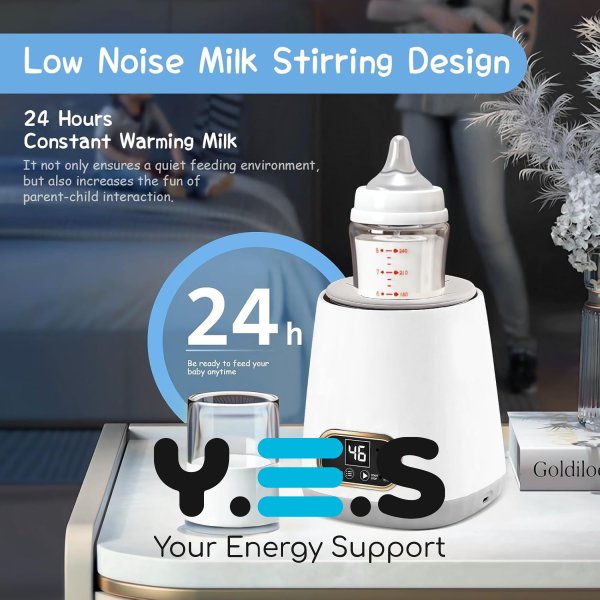 Портативний електропідігрівач-шейкер для дитячих пляшечок Electric Milk Bottle Shaker