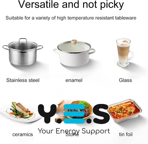 Інтелектуальна багатофункціональна дошка‑підігрівач для їжі для дому й офісу (тарілка з підігрівом)