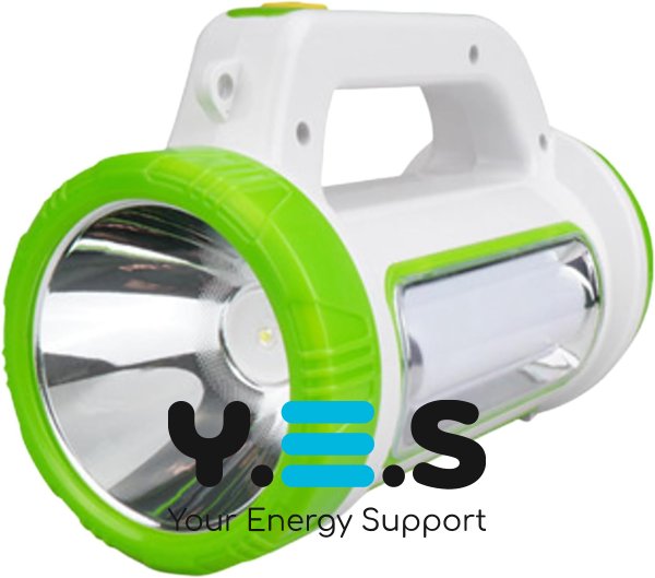 Портативний LED+COB прожектор-ліхтар JQ-6088 з Power Bank для намету та кемпінгу