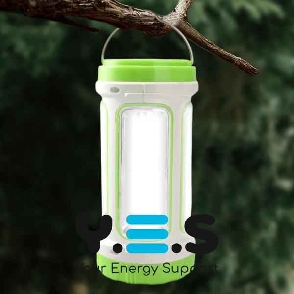 Портативний LED+COB прожектор-ліхтар JQ-6088 з Power Bank для намету та кемпінгу