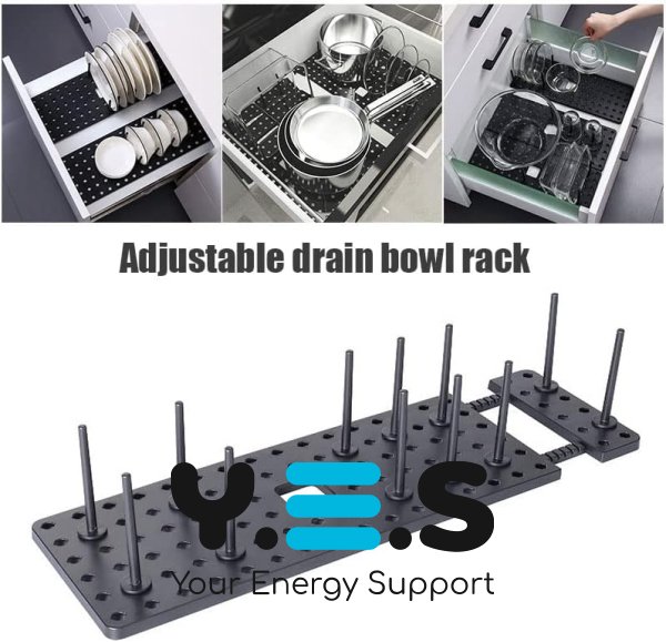 Телескопічна сушарка Drawer Organizer для посуду в шухляду, індивідуальна конфігурація