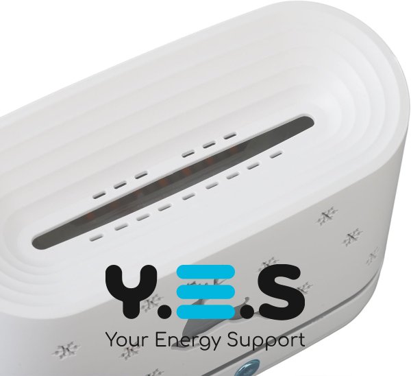 Ультразвуковий зволожувач повітря EL-JS1 з підсвічуванням і ефектом полум’я