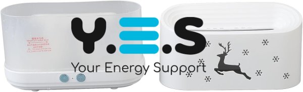 Ультразвуковий зволожувач повітря EL-JS1 з підсвічуванням і ефектом полум’я