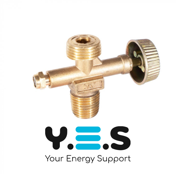 Вентиль газовий INTERTOOL для туристичних плит, балонів і пальників