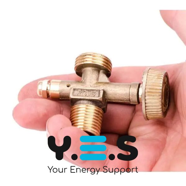 Вентиль газовий INTERTOOL для туристичних плит, балонів і пальників