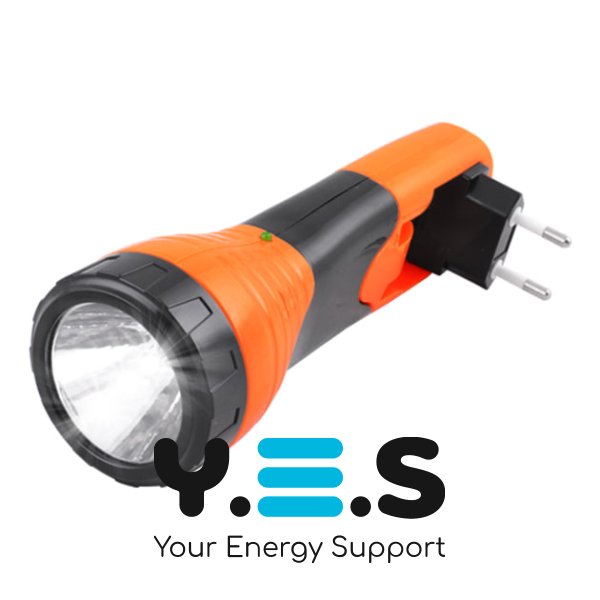 Кишеньковий компактний акумуляторний LED ліхтар YAJIA YJ-209 (ручний)