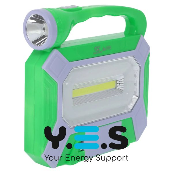 Переносний LED ліхтар D-2010 JA-2002 із сонячною панеллю для туризму та відпочинку