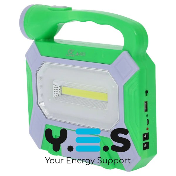 Переносний LED ліхтар D-2010 JA-2002 із сонячною панеллю для туризму та відпочинку