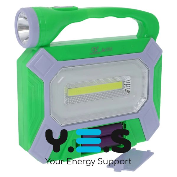 Переносний LED ліхтар D-2010 JA-2002 із сонячною панеллю для туризму та відпочинку
