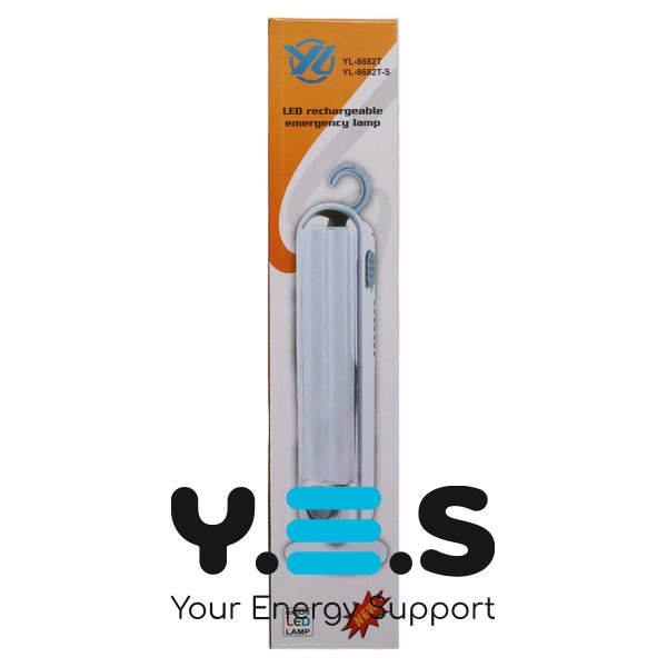 LED ліхтар YL682-S CY-7216T з акумулятором, 2 режими освітлення, універсальний для дому