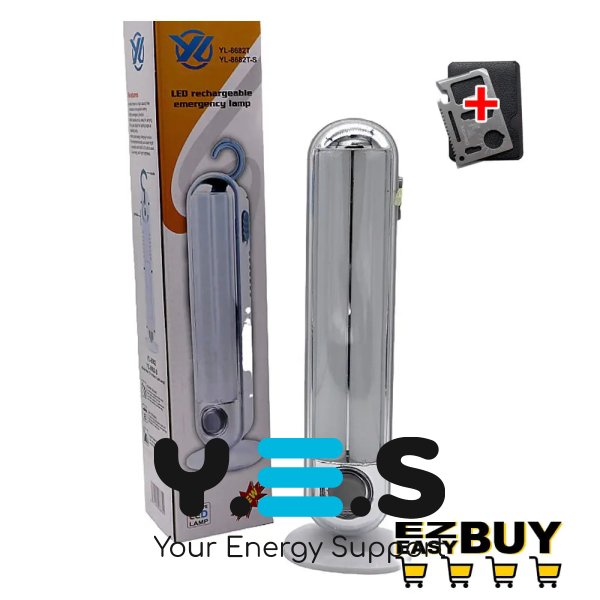 LED ліхтар YL682-S CY-7216T з акумулятором, 2 режими освітлення, універсальний для дому