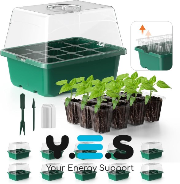 Універсальний набір лотків GrowBox для пророщування рослин зі LED-підсвічуванням