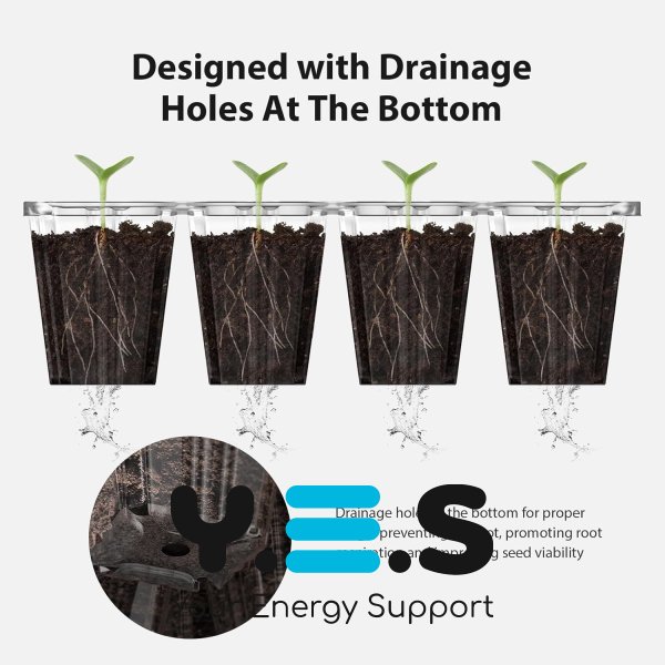 Універсальний набір лотків GrowBox для пророщування рослин зі LED-підсвічуванням