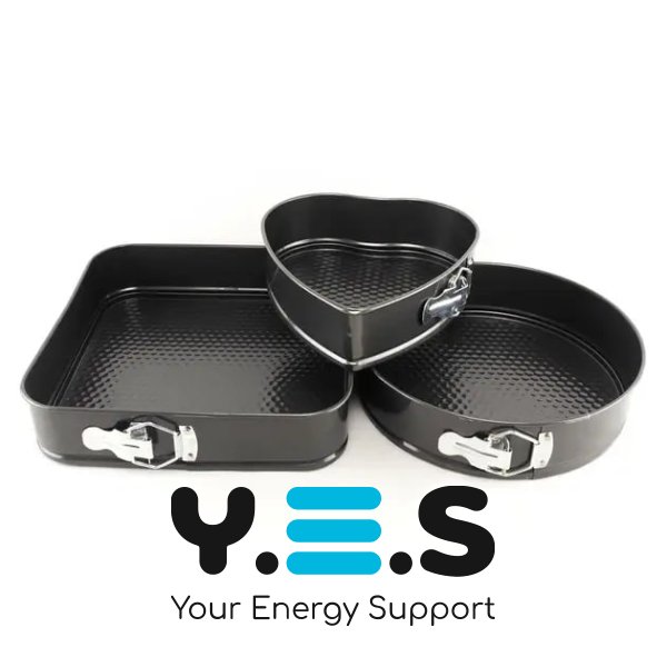 Набір роз’ємних форм для випічки 3 в 1 UNIQUE UN-1703 (різні розміри)