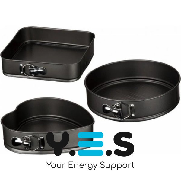 Набір роз’ємних форм для випічки 3 в 1 UNIQUE UN-1703 (різні розміри)