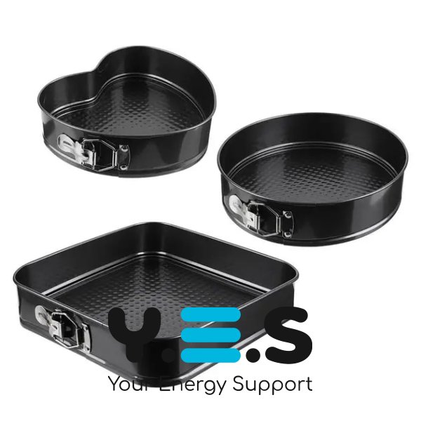 Набір роз’ємних форм для випічки 3 в 1 UNIQUE UN-1703 (різні розміри)