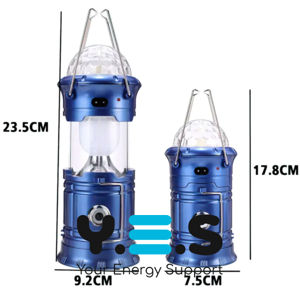 Багатофункціональний кемпінговий ліхтар SX-6888T з ефектом полум’я та диско-підсвіткою D-1977