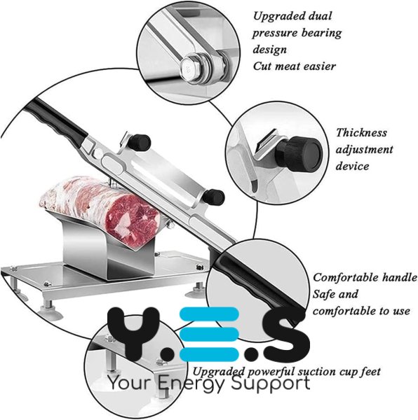 Слайсер-ломтерізка для тонкої нарізки м’яса вдома LY-619 для м’ясних виробів