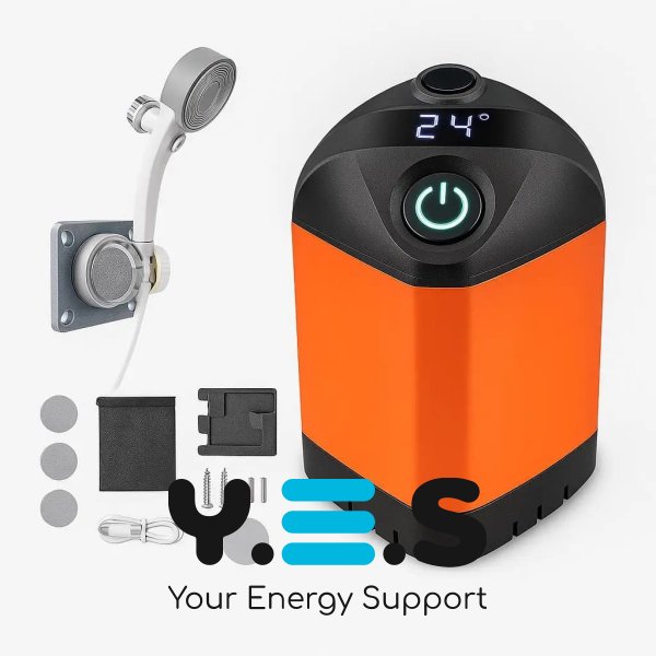 Портативний похідний душ Outdoor Shower 1402 з акумулятором 7800 mAh