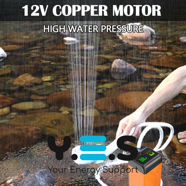 Портативний похідний душ Outdoor Shower 1402 з акумулятором 7800 mAh