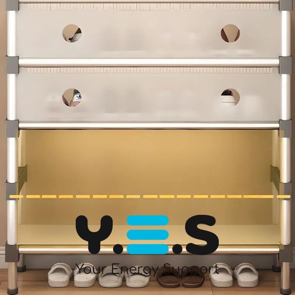 Полиця-органайзер для взуття SKLM-25-LT6205, металева, 5 рівнів, компактна для зберігання