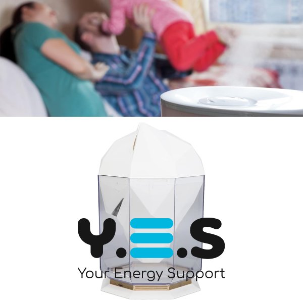 Портативний зволожувач повітря Kinscoter Guardian Wolf SH-L162, голова вовка, 650 мл